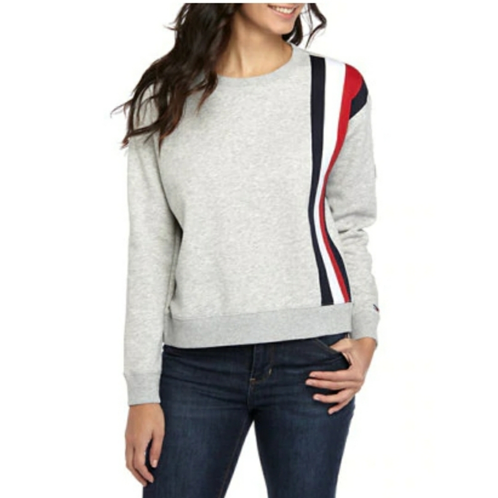 Tommy Hilfiger Triple Stripe Sweatshirt Sz XXL
